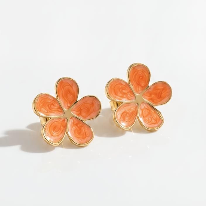 Orange Blossom Earrings