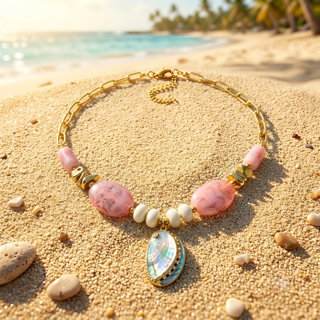 Blush Sands &amp; Sea Pendant