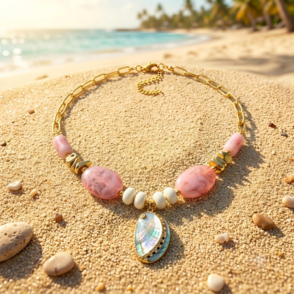 Blush Sands &amp; Sea Pendant