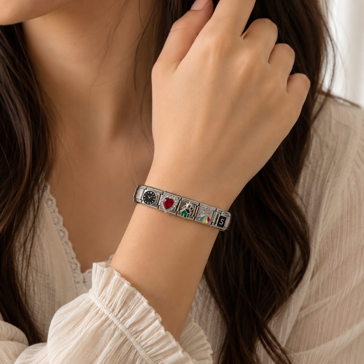 Italian Charm Bracelet – Timeless Silver Edition
