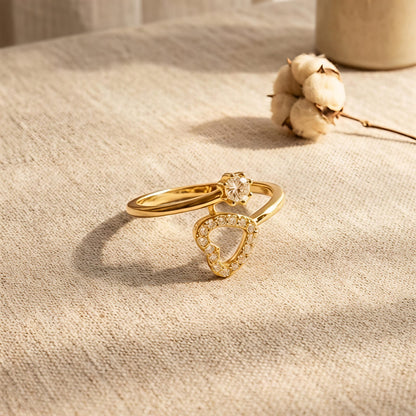 Heart &amp; Spark Ring