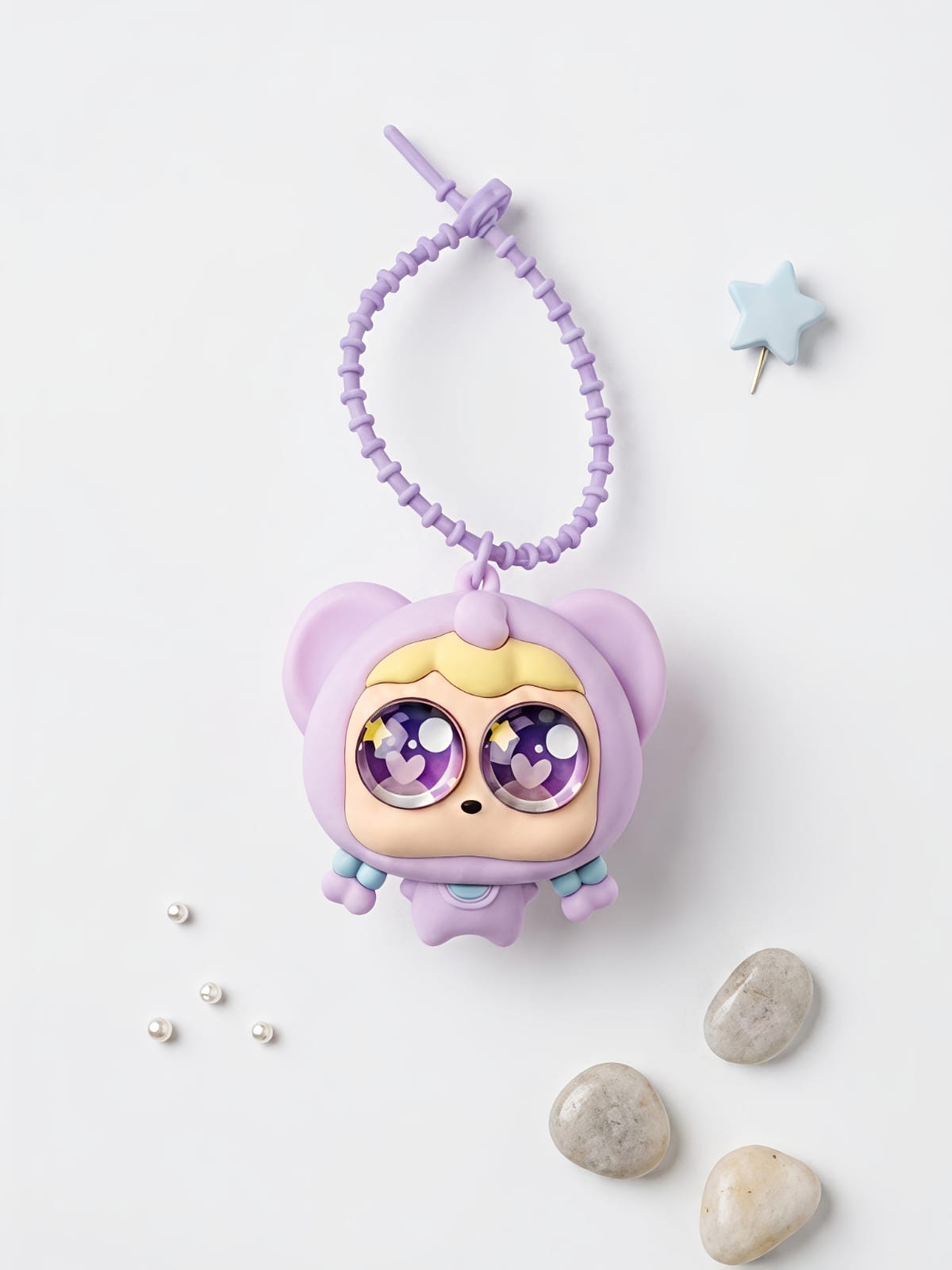 Cry baby bag charm