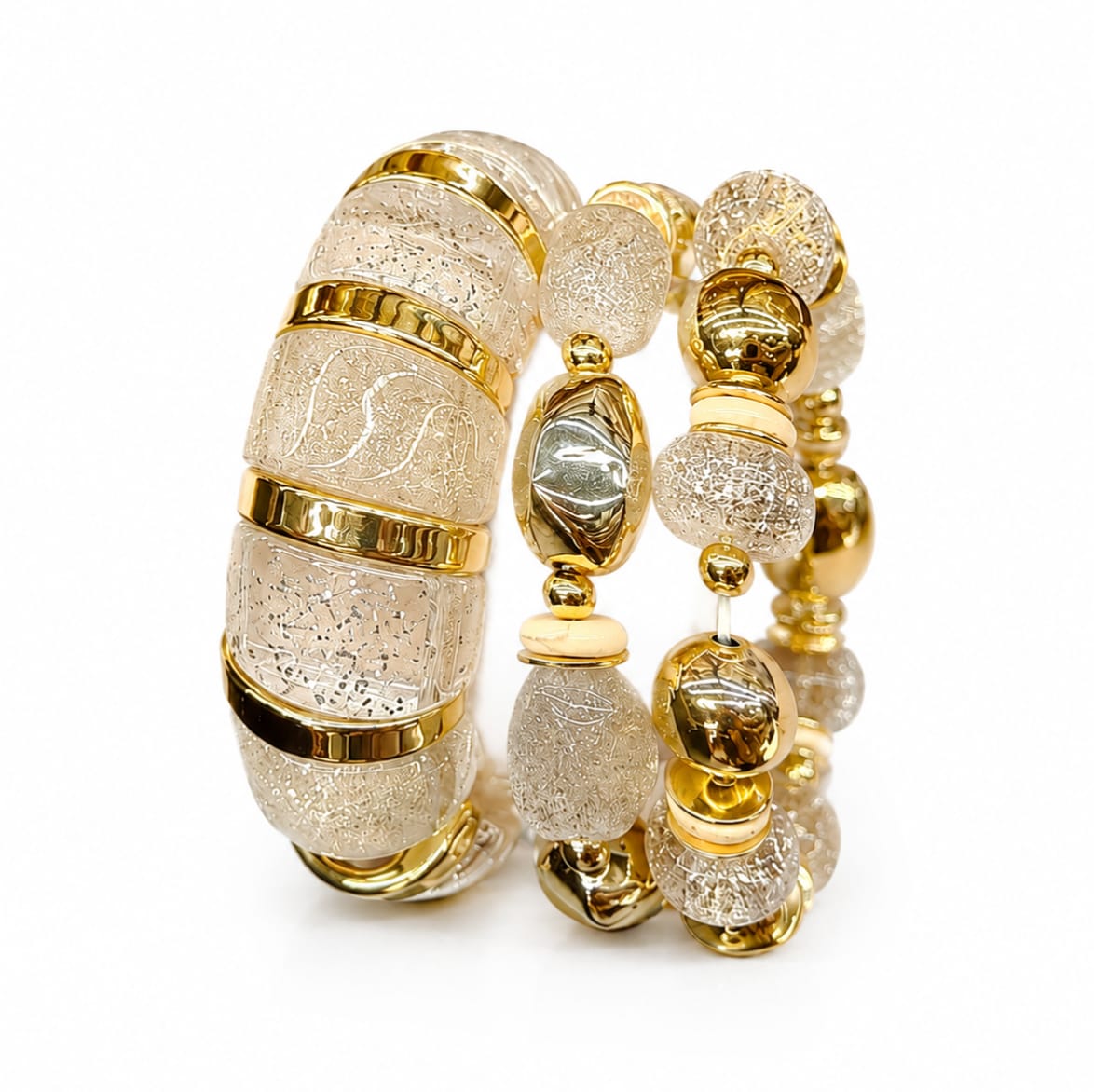 Pearl Glow Bangles Set