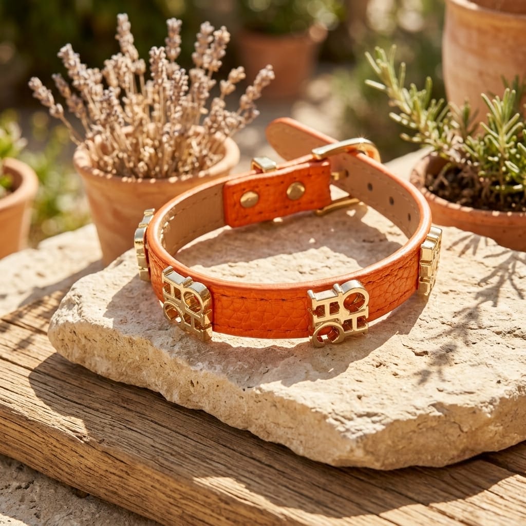 Aurelia Luxe Bracelet in Sunset Orange