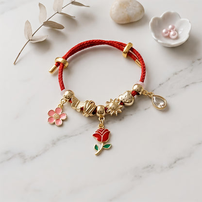 Rose Garden Charm Bracelet