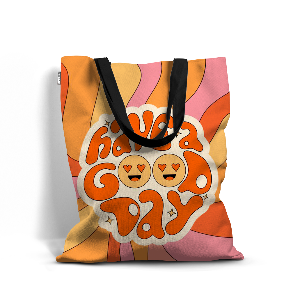 Have a Good Day Waterproof Tote Bag