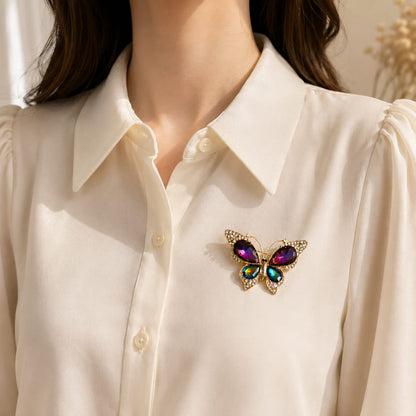 Aurora Butterfly Brooch