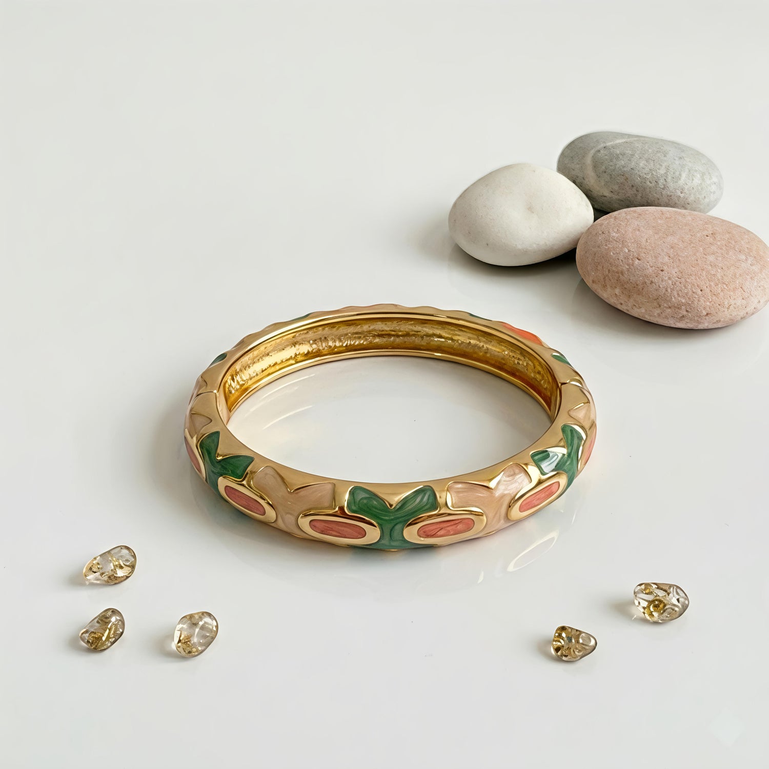 Aurora Olive Sand Bangle