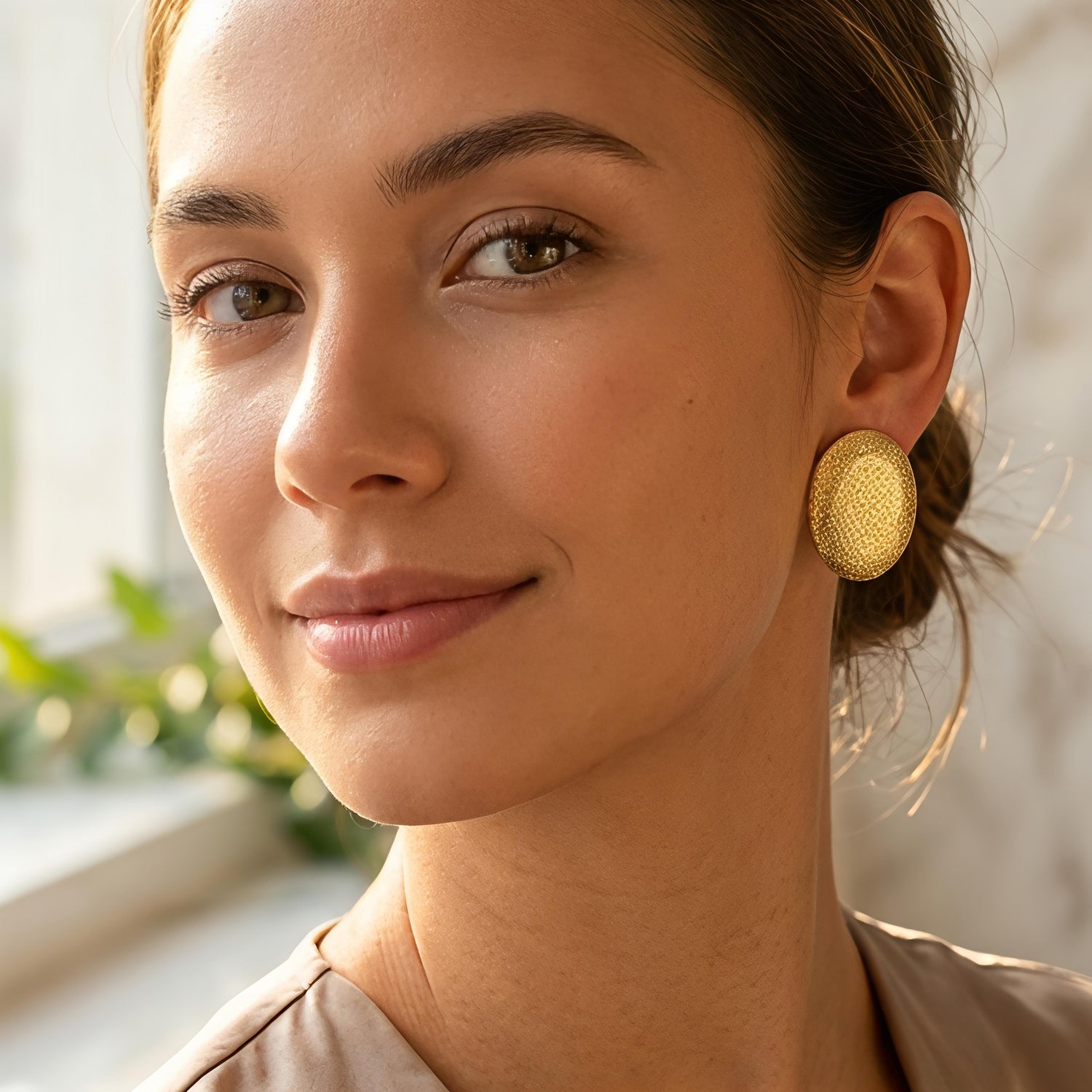 Golden Eclipse Earrings