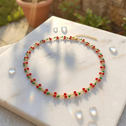 Cherry Blossom Choker